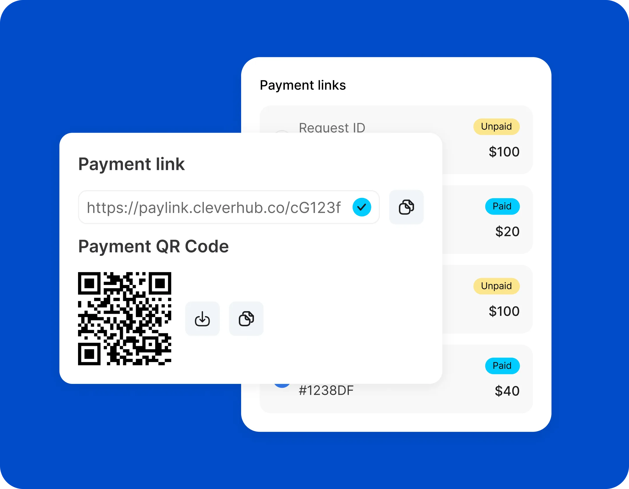 Payment Links preview
