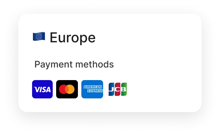 Europe payment methods